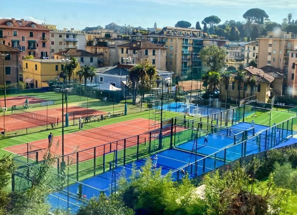 I campi del Tennis Club Santa Margherita, fiore all'occhiello in Liguria