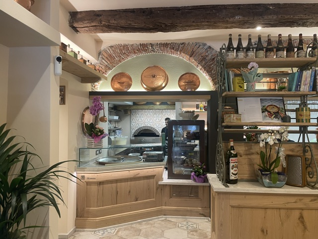 I locali appena rinnovati del ristorante Da Vittorio a Chiavari