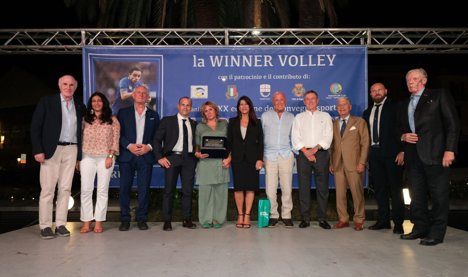 La serata dedicata al rugby organizzata dal Panathlon Club Rapallo