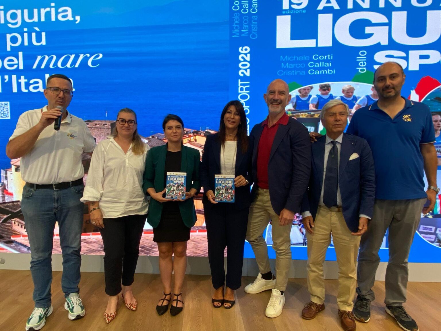 La presentazione dell'Annuario Ligure dello Sport che si è tenuta nei giorni scorsi presso la Regione Liguria