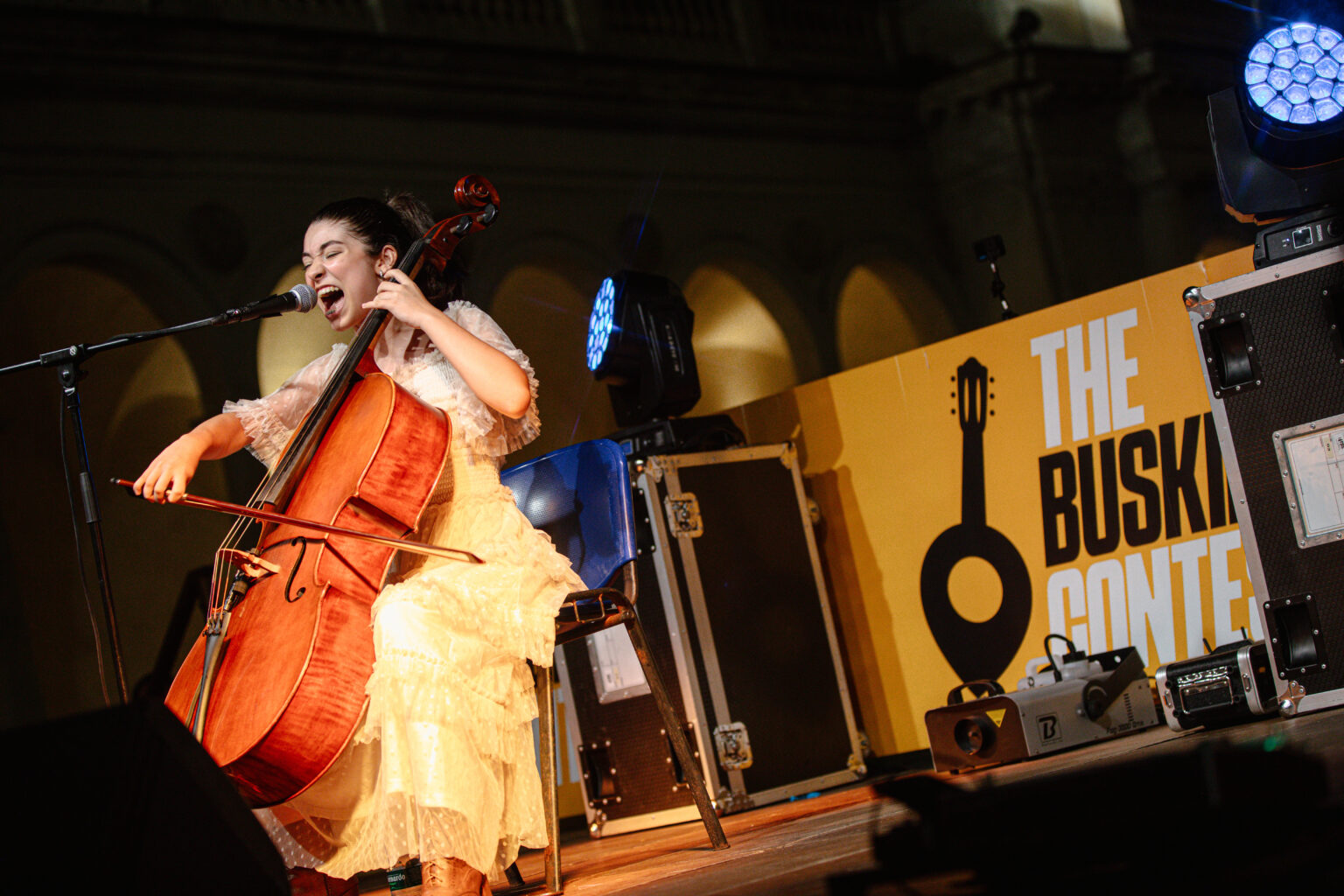 Diletta Fosso ha vinto l'edizione 2026 del Busking Contest di Lavagna (foto di Kristel Pisani Massamormile)
