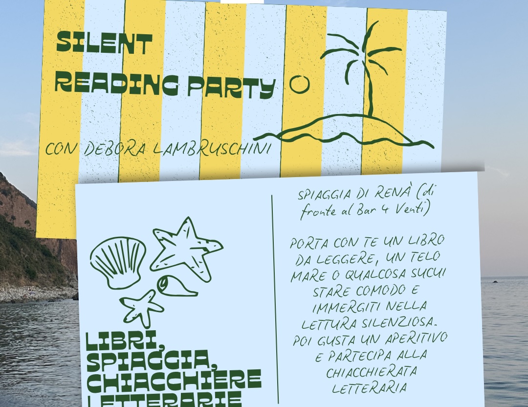 Il manifesto che presenta l'iniziativa organizzata sulla spiaggia di Renà