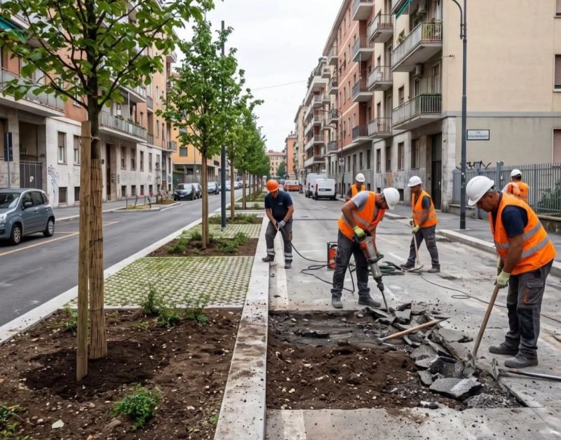 La depavimentazione sta prendendo sempre più campo e Genova è stata una delle città apripista