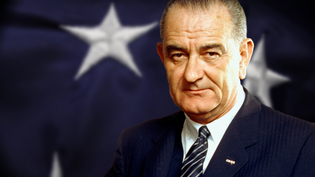 Lyndon Johnson, subentrato a John Fitzgerald Kennedy il giorno del suo assassinio il 22 novembre 1963