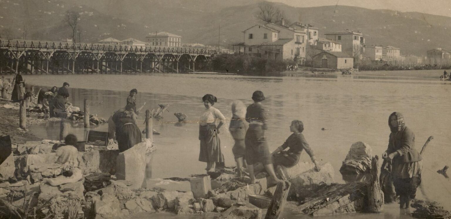 Una delle opere di Previati, che trascorse gli ultimi anni della sua vita a Lavagna