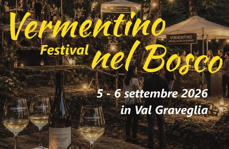 L'iniziativa 'Vermentino nel Bosco' animerà la Val Graveglia sabato 5 e domenica 6 settembre