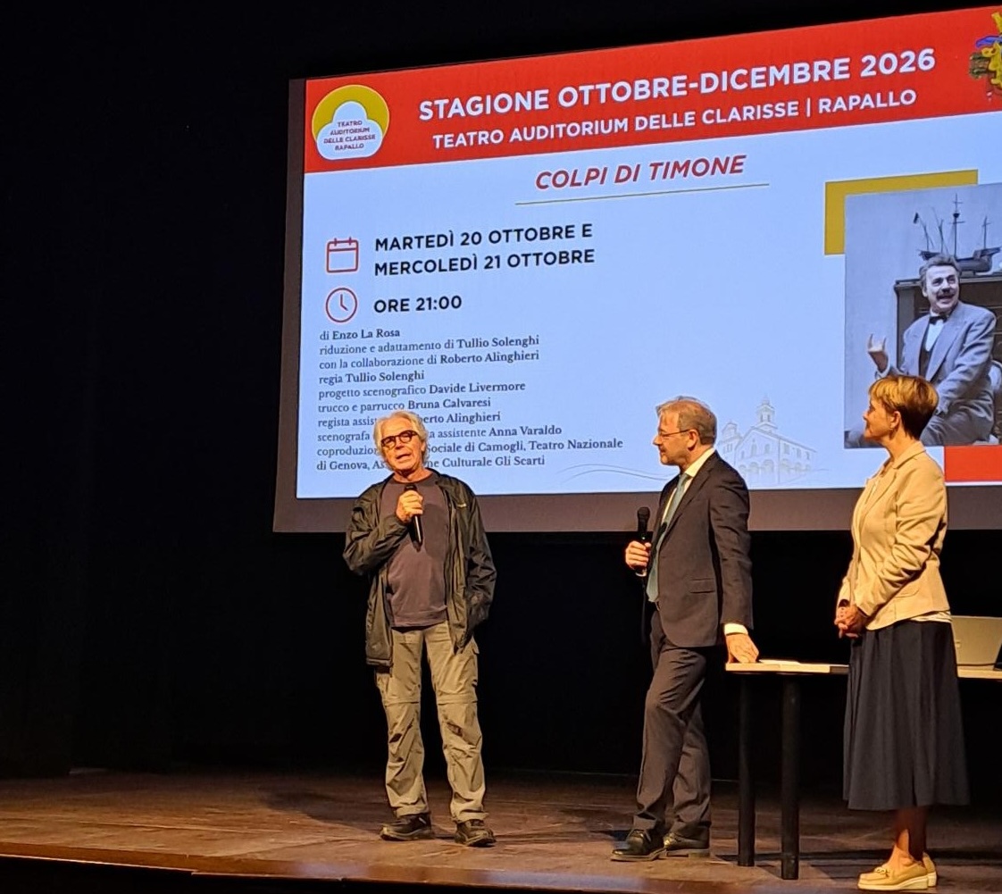 La presentazione della prima parte di stagione al Teatro delle Clarisse di Rapallo