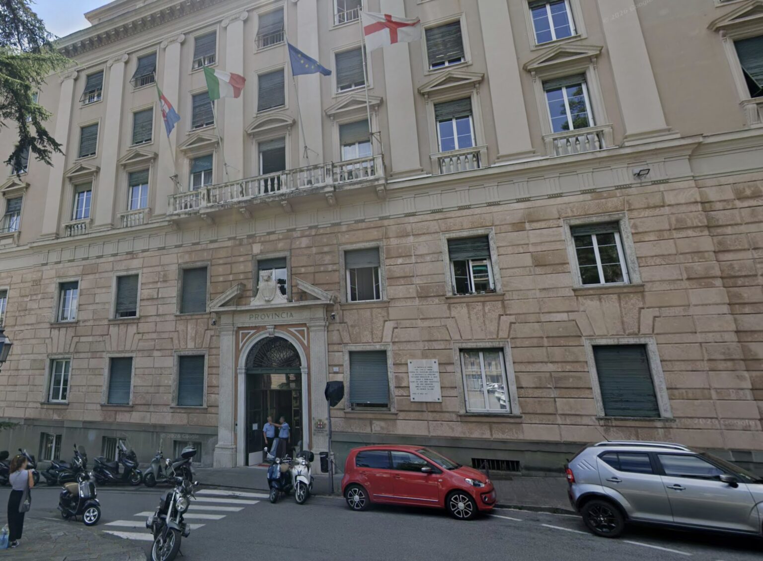 La sede della Città Metropolitana di Genova